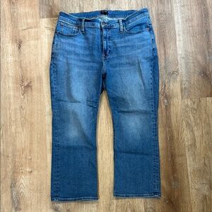 J. Crew Mid-Rise Flare Crop Womens Jeans Size 32P